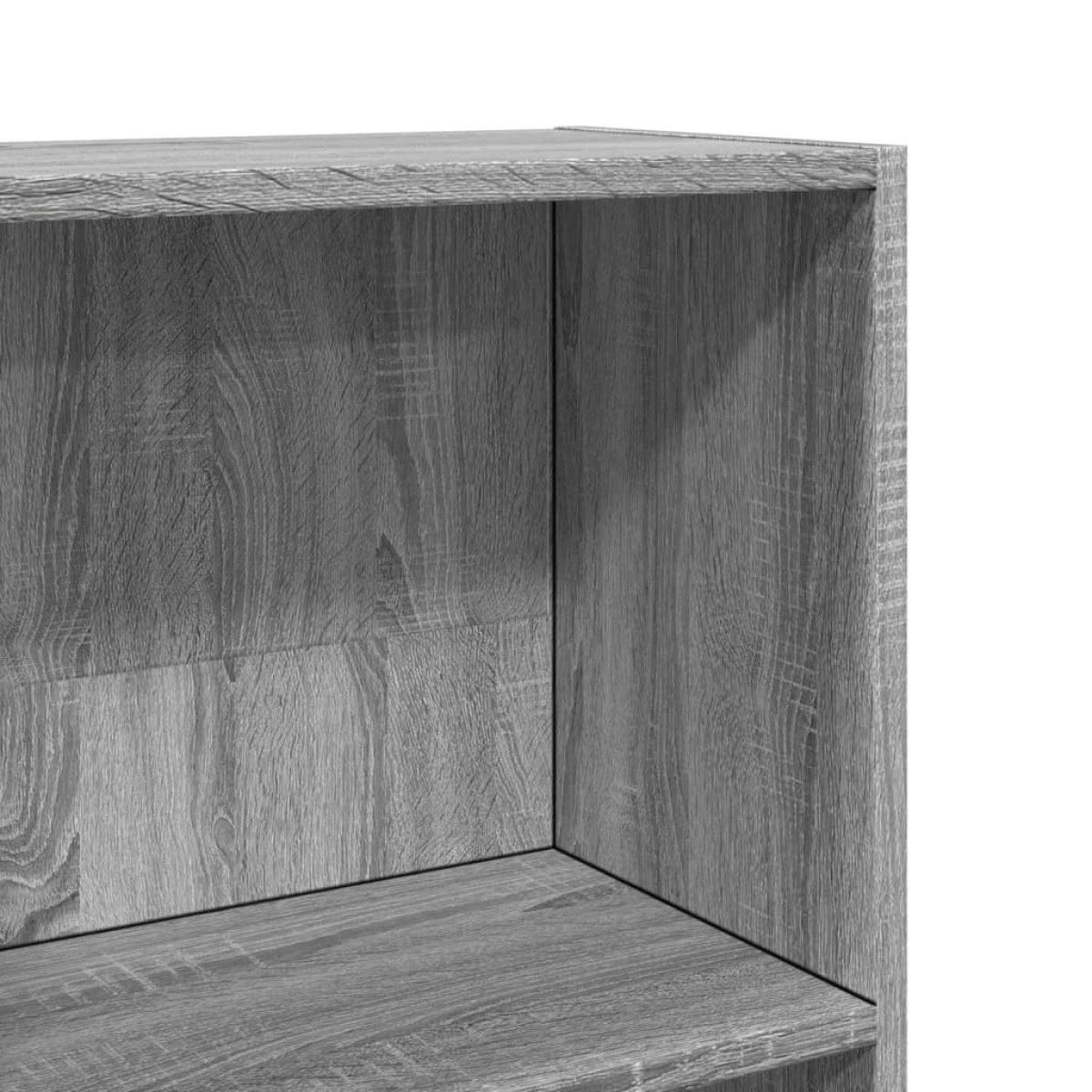 vidaXL Βιβλιοθήκη Γκρι Sonoma 60x24x176 εκ. από Επεξεργασμένο Ξύλο