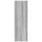 vidaXL Βιβλιοθήκη Γκρι Sonoma 80x24x76 εκ. από Επεξεργασμένο Ξύλο