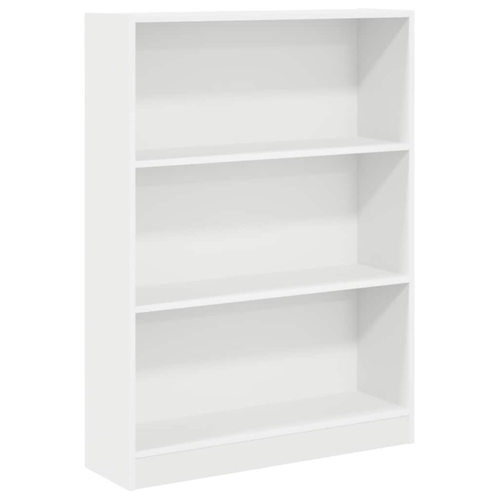 vidaXL Βιβλιοθήκη Λευκή 80x24x109 εκ. από Επεξεργασμένο Ξύλο