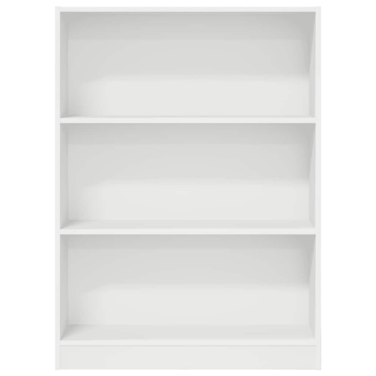 vidaXL Βιβλιοθήκη Λευκή 80x24x109 εκ. από Επεξεργασμένο Ξύλο