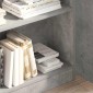 vidaXL Βιβλιοθήκη Γκρι Σκυροδέματος 80x24x109 εκ. Επεξεργ. Ξύλο