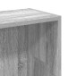 vidaXL Βιβλιοθήκη Γκρι Sonoma 80x24x109 εκ. από Επεξεργ. Ξύλο