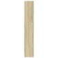vidaXL Βιβλιοθήκη Sonoma Δρυς 80x24x143 εκ. από Επεξεργασμένο Ξύλο
