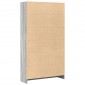 vidaXL Βιβλιοθήκη Γκρι Sonoma 80x24x143 εκ. από Επεξεργασμένο Ξύλο