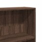 vidaXL Βιβλιοθήκη Καφέ Δρυς 80x24x143 εκ. από Επεξεργασμένο Ξύλο