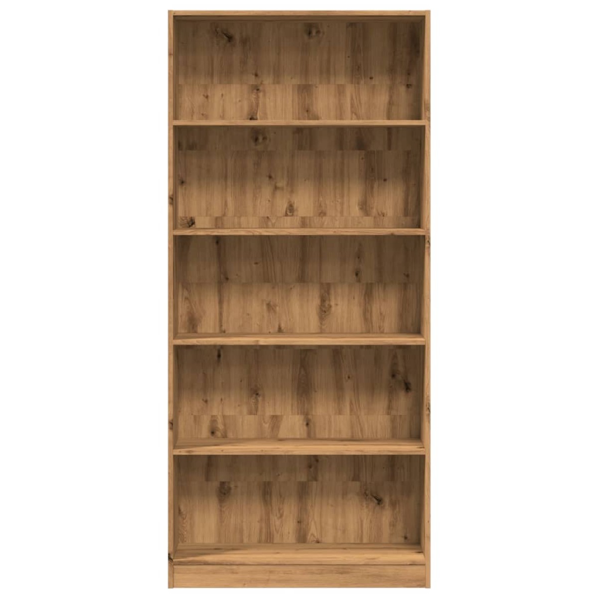 vidaXL Βιβλιοθήκη Αρτισιανή Δρυς 80x24x176 εκ. από Επεξεργασμένο Ξύλο