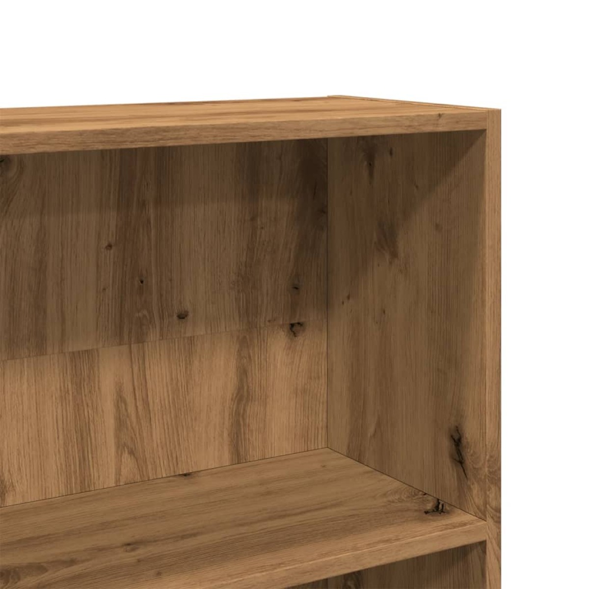 vidaXL Βιβλιοθήκη Αρτισιανή Δρυς 80x24x176 εκ. από Επεξεργασμένο Ξύλο
