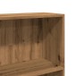 vidaXL Βιβλιοθήκη Αρτισιανή Δρυς 80x24x176 εκ. από Επεξεργασμένο Ξύλο