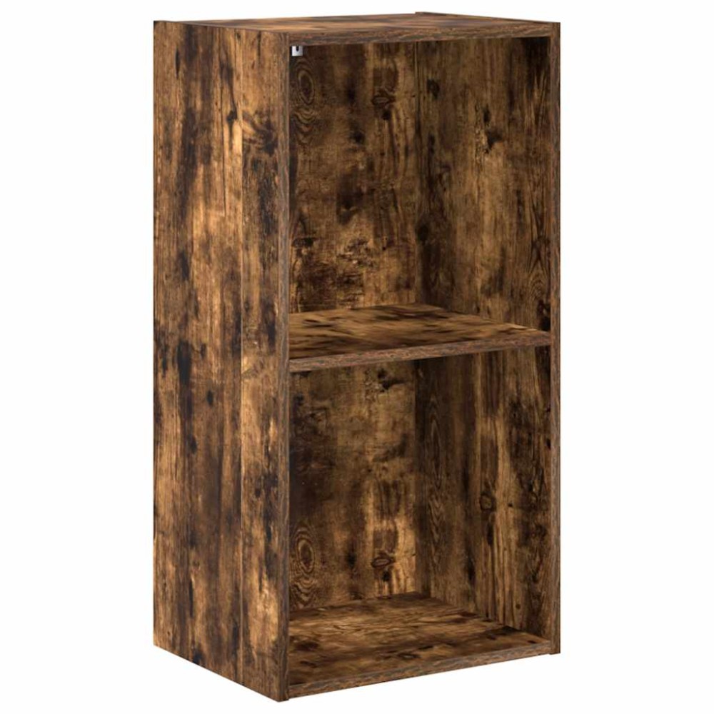 vidaXL Βιβλιοθήκη Καπνιστή Δρυς 40x30x77 εκ. από Επεξεργασμένο Ξύλο