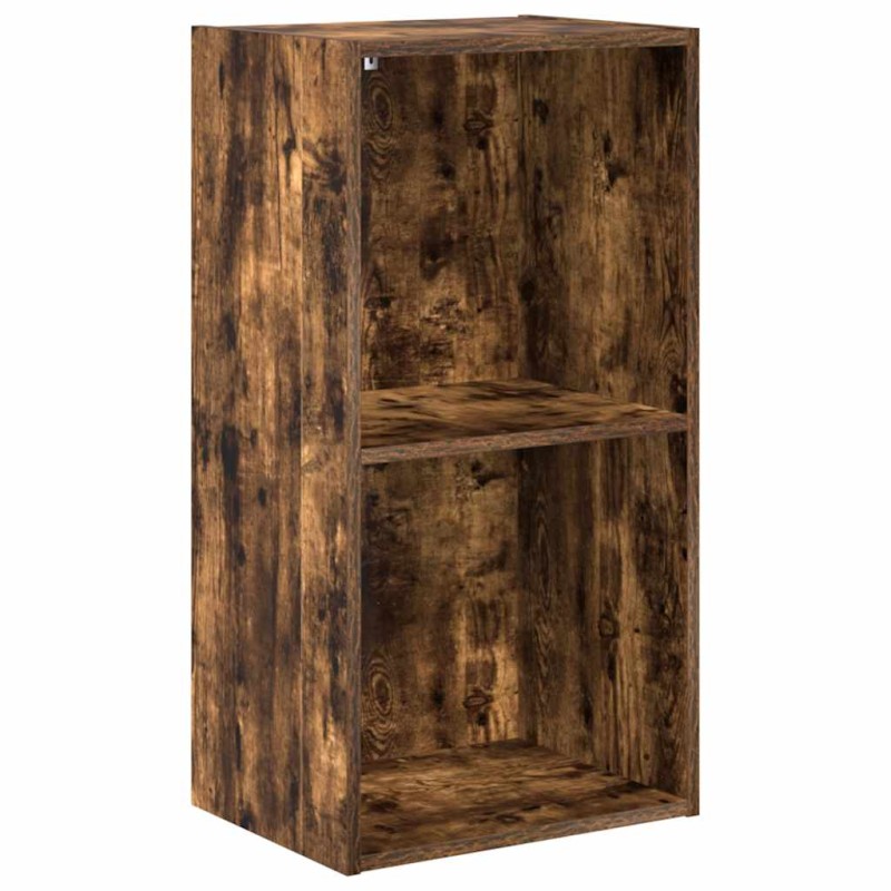 vidaXL Βιβλιοθήκη Καπνιστή Δρυς 40x30x77 εκ. από Επεξεργασμένο Ξύλο