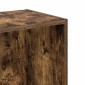 vidaXL Βιβλιοθήκη Καπνιστή Δρυς 40x30x77 εκ. από Επεξεργασμένο Ξύλο