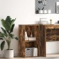 vidaXL Βιβλιοθήκη Καπνιστή Δρυς 40x30x77 εκ. από Επεξεργασμένο Ξύλο