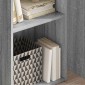 vidaXL Βιβλιοθήκη Γκρι Sonoma 40x30x77 εκ. από Επεξεργασμένο Ξύλο