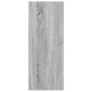 vidaXL Βιβλιοθήκη Γκρι Sonoma 40x30x77 εκ. από Επεξεργασμένο Ξύλο