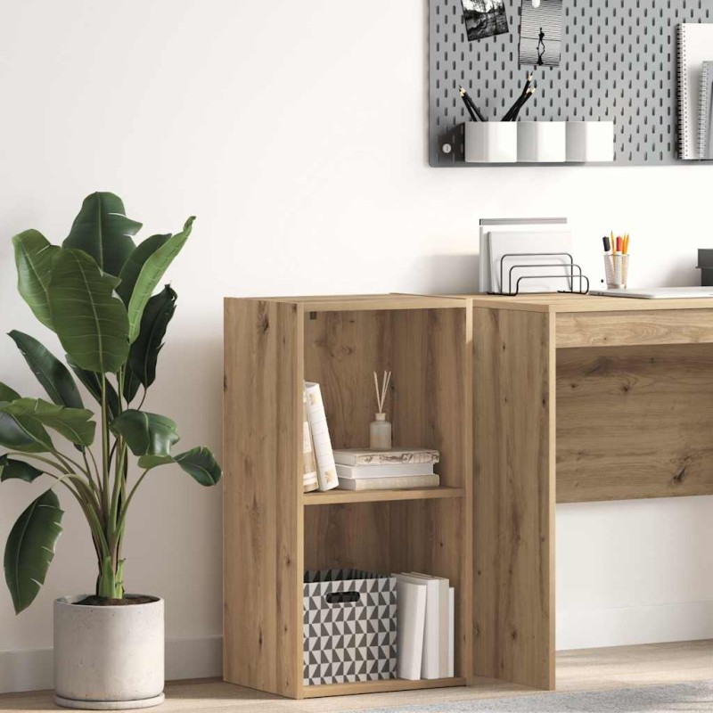 vidaXL Βιβλιοθήκη Αρτισιανή Δρυς 40x30x77 εκ. από Επεξεργασμένο Ξύλο