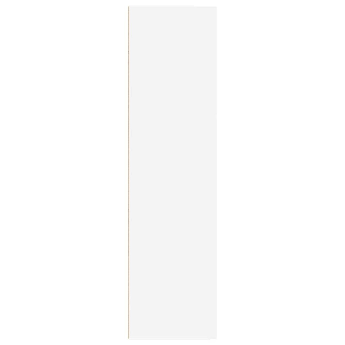 vidaXL Βιβλιοθήκη Λευκή 40x30x114 εκ. από Επεξεργασμένο Ξύλο