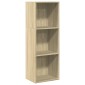 vidaXL Βιβλιοθήκη Sonoma Δρυς 40x30x114 εκ. από Επεξεργασμένο Ξύλο