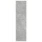 vidaXL Βιβλιοθήκη Γκρι Σκυροδέματος 40x30x114 εκ. Επεξεργ. Ξύλο