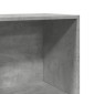 vidaXL Βιβλιοθήκη Γκρι Σκυροδέματος 40x30x114 εκ. Επεξεργ. Ξύλο