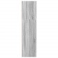 vidaXL Βιβλιοθήκη Γκρι Sonoma 40x30x114 εκ. από Επεξεργασμένο Ξύλο