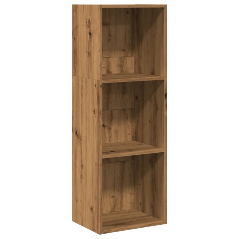 vidaXL Βιβλιοθήκη Αρτισιανή Δρυς 40x30x114 εκ. από Επεξεργασμένο Ξύλο