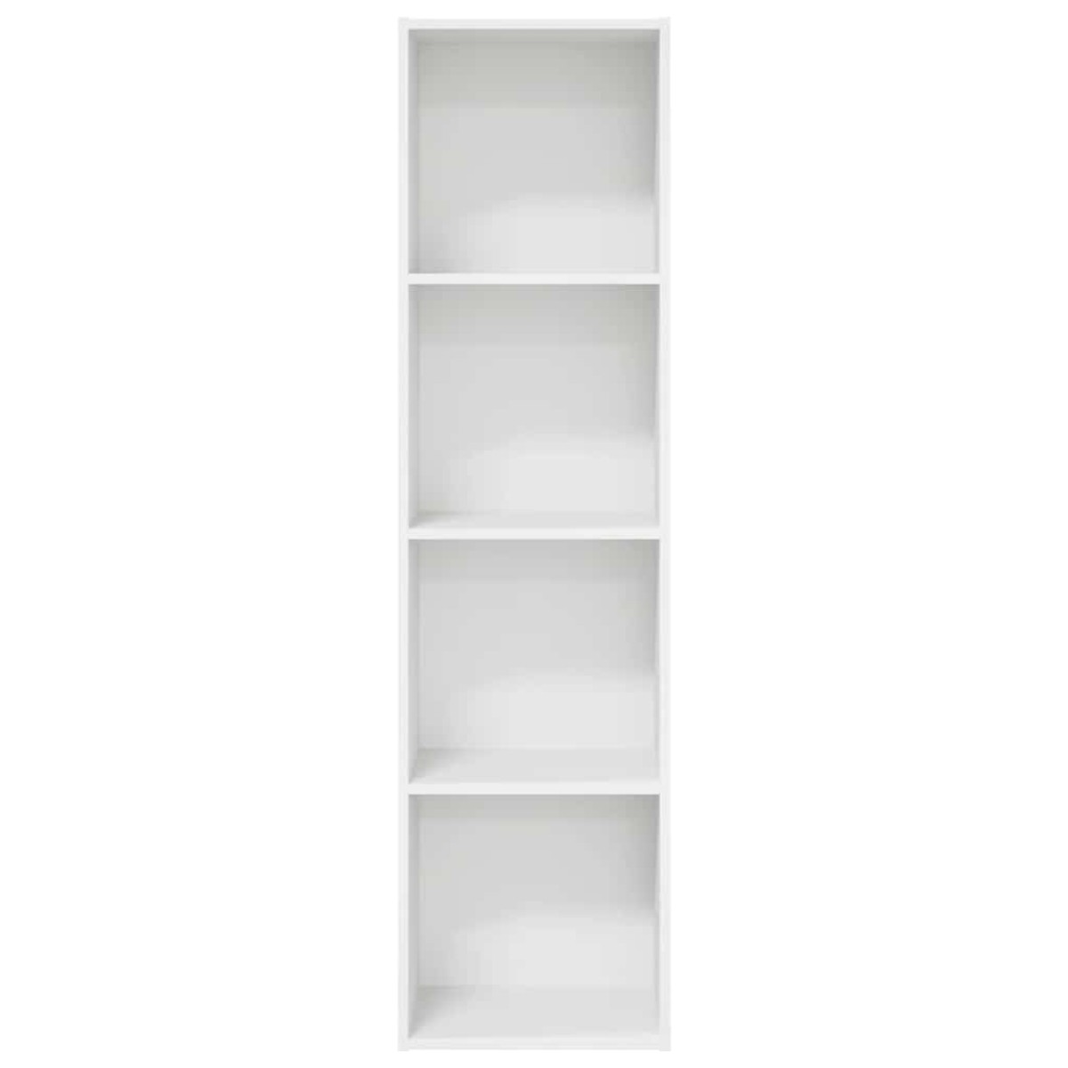 vidaXL Βιβλιοθήκη Λευκή 40x30x152 εκ. από Επεξεργασμένο Ξύλο
