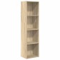 vidaXL Βιβλιοθήκη Sonoma Δρυς 40x30x152 εκ. από Επεξεργασμένο Ξύλο