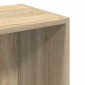 vidaXL Βιβλιοθήκη Sonoma Δρυς 40x30x152 εκ. από Επεξεργασμένο Ξύλο