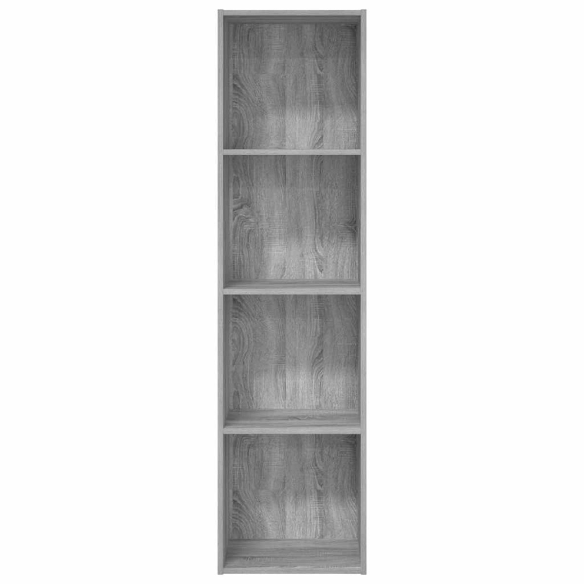 vidaXL Βιβλιοθήκη Γκρι Sonoma 40x30x152 εκ. από Επεξεργ. Ξύλο