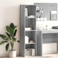 vidaXL Βιβλιοθήκη Γκρι Sonoma 40x30x152 εκ. από Επεξεργ. Ξύλο
