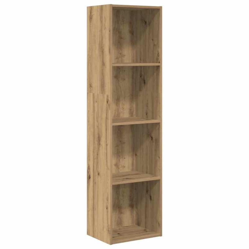 vidaXL Βιβλιοθήκη Αρτισιανή Δρυς 40x30x152 εκ. από Επεξεργασμένο Ξύλο