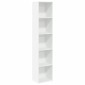 vidaXL Βιβλιοθήκη Λευκή 40x30x189 εκ. από Επεξεργασμένο Ξύλο