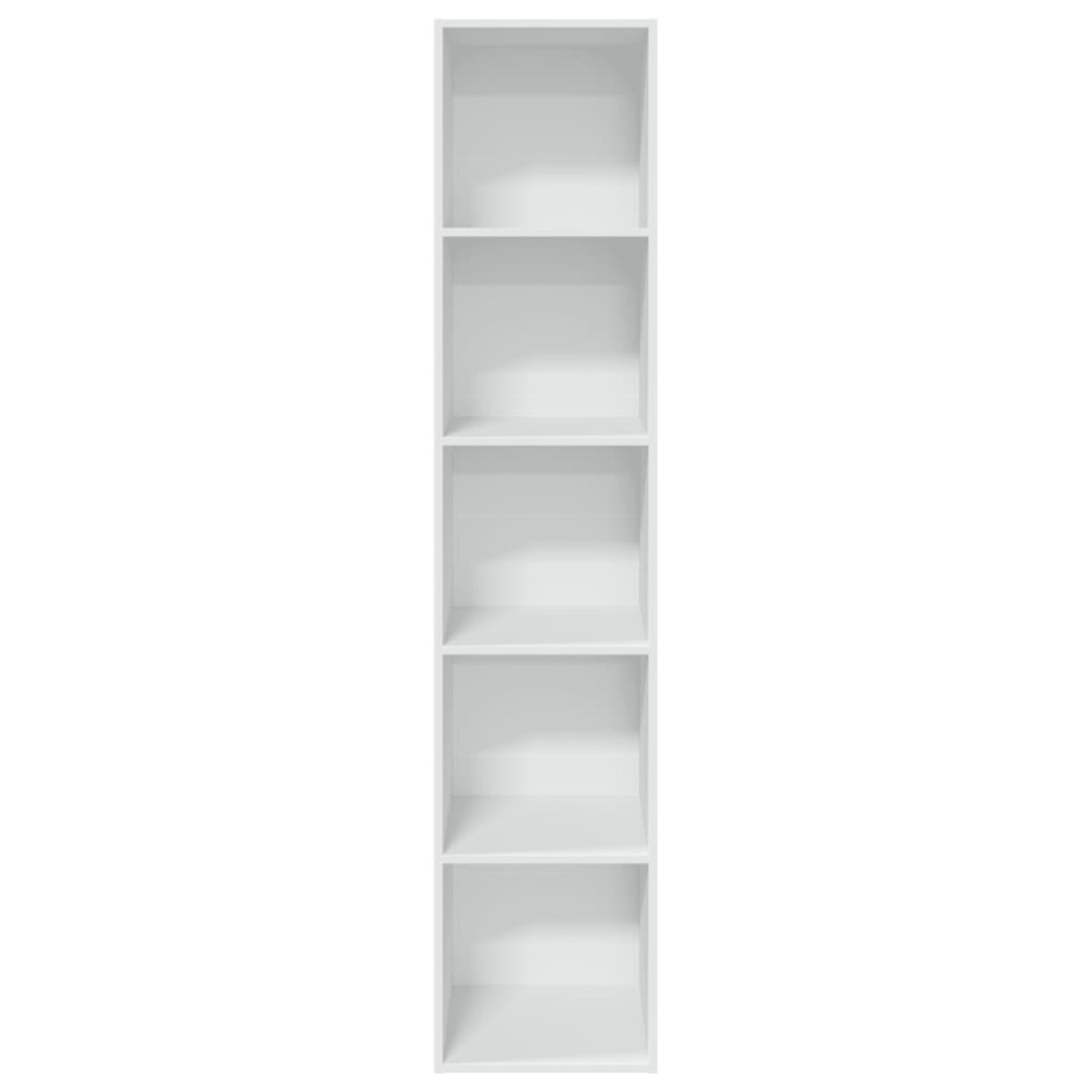 vidaXL Βιβλιοθήκη Λευκή 40x30x189 εκ. από Επεξεργασμένο Ξύλο