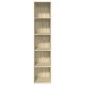 vidaXL Βιβλιοθήκη Sonoma Δρυς 40x30x189 εκ. από Επεξεργασμένο Ξύλο