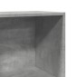 vidaXL Βιβλιοθήκη Γκρι Σκυροδέματος 40x30x189 εκ. Επεξεργ. Ξύλο