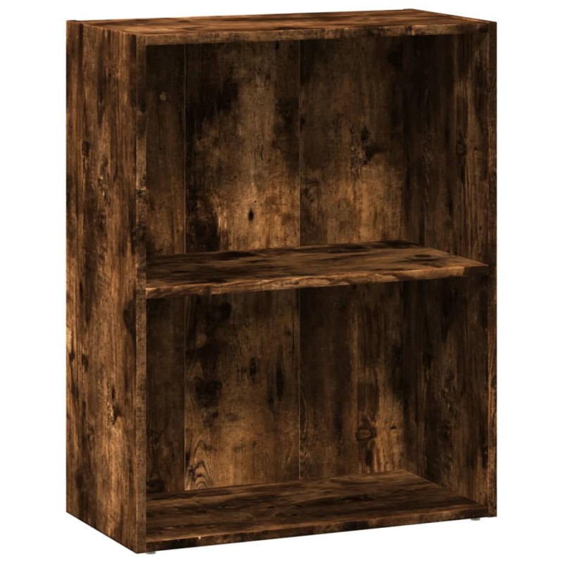 vidaXL Βιβλιοθήκη Καπνιστή Δρυς 60x30x77 εκ. από Επεξεργασμένο Ξύλο