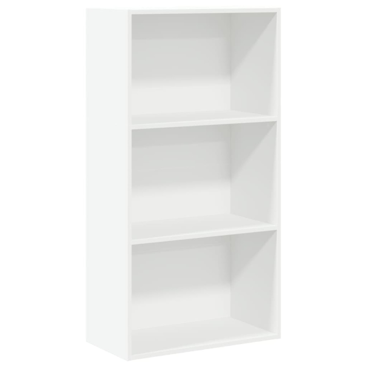vidaXL Βιβλιοθήκη Λευκή 60x30x114 εκ. από Επεξεργασμένο Ξύλο