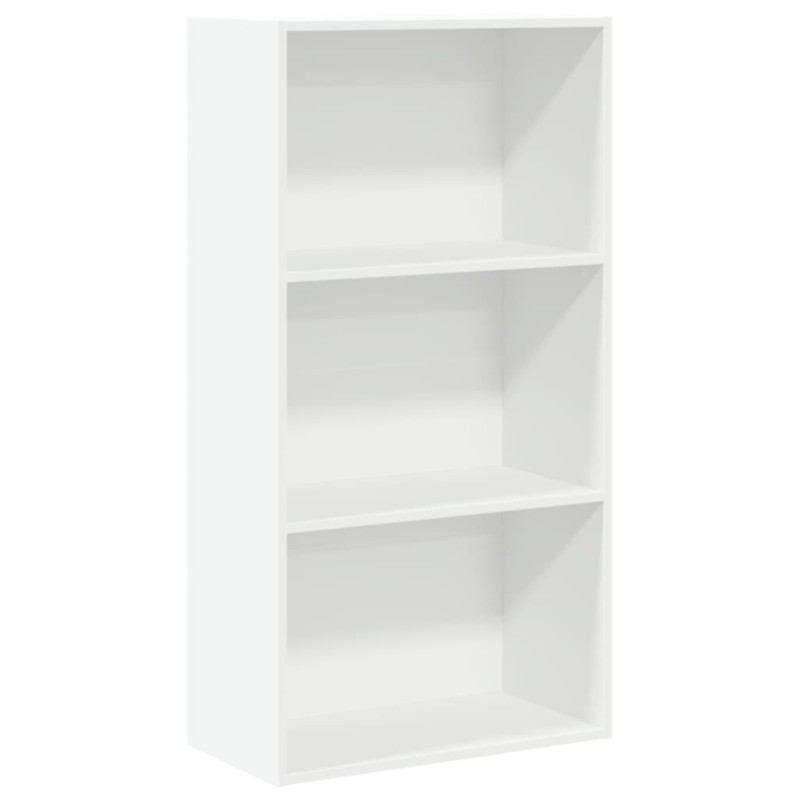 vidaXL Βιβλιοθήκη Λευκή 60x30x114 εκ. από Επεξεργασμένο Ξύλο