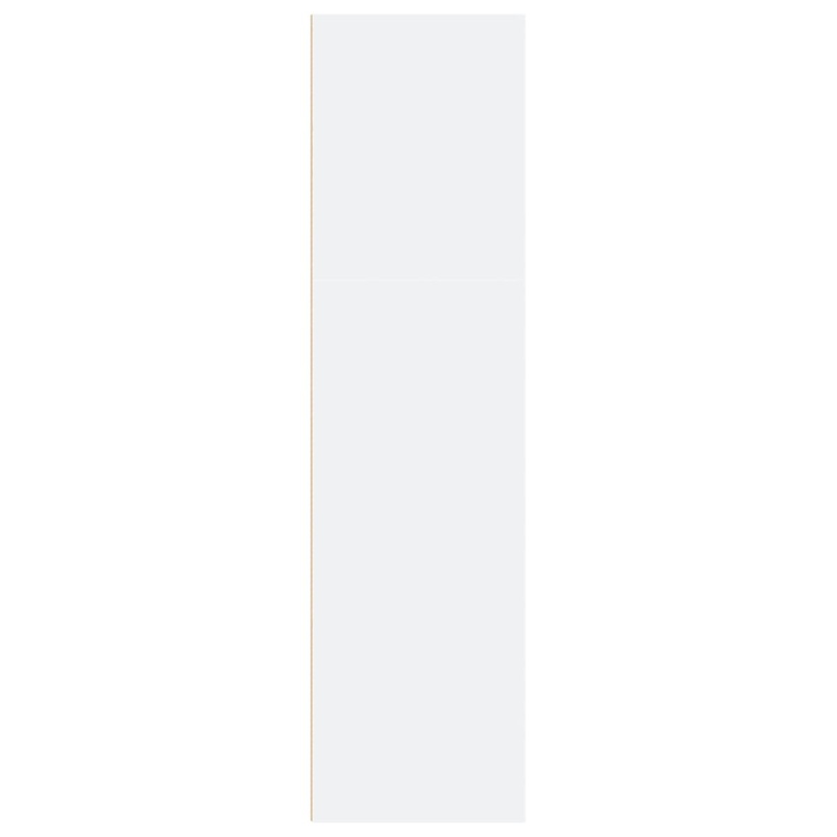 vidaXL Βιβλιοθήκη Λευκή 60x30x114 εκ. από Επεξεργασμένο Ξύλο