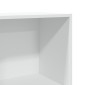 vidaXL Βιβλιοθήκη Λευκή 60x30x114 εκ. από Επεξεργασμένο Ξύλο
