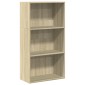 vidaXL Βιβλιοθήκη Sonoma Δρυς 60x30x114 εκ. από Επεξεργασμένο Ξύλο
