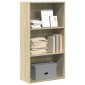 vidaXL Βιβλιοθήκη Sonoma Δρυς 60x30x114 εκ. από Επεξεργασμένο Ξύλο