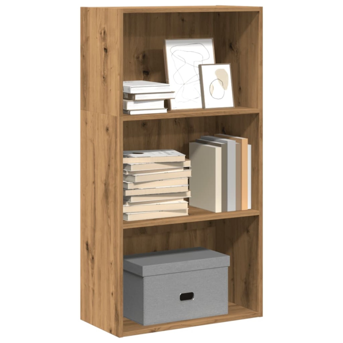 vidaXL Βιβλιοθήκη Δρυς Αρτιζίας 60x30x114 cm Ξύλινη κατασκευή