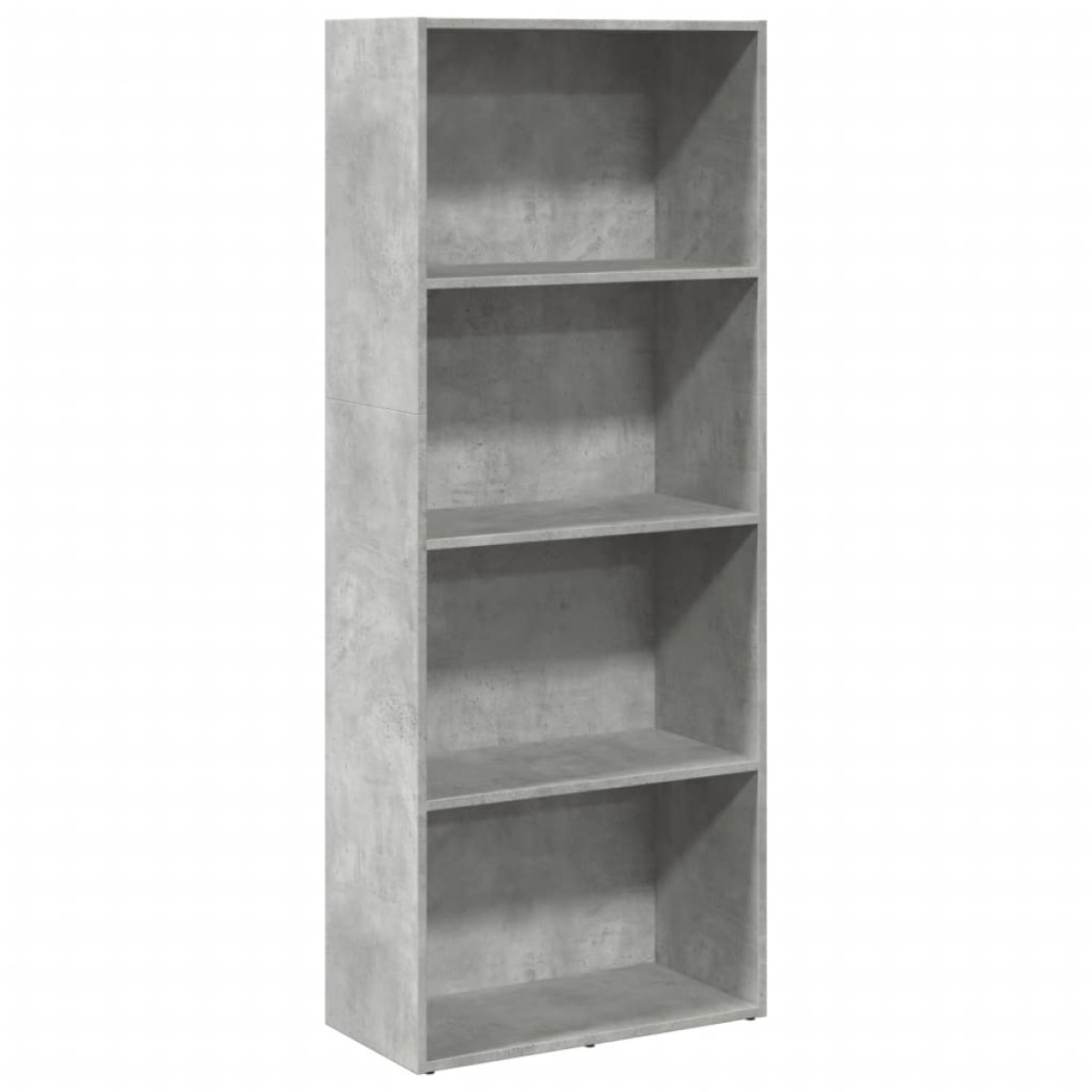 vidaXL Βιβλιοθήκη Γκρι Σκυροδέματος 60x30x152 εκ. Επεξεργ. Ξύλο