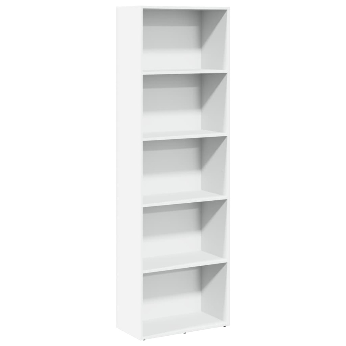 vidaXL Βιβλιοθήκη Λευκή 60x30x189 εκ. από Επεξεργασμένο Ξύλο