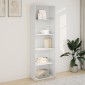 vidaXL Βιβλιοθήκη Λευκή 60x30x189 εκ. από Επεξεργασμένο Ξύλο