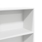 vidaXL Βιβλιοθήκη Λευκή 60x30x189 εκ. από Επεξεργασμένο Ξύλο