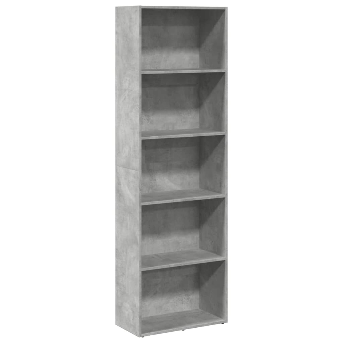 vidaXL Βιβλιοθήκη Γκρι Σκυροδέματος 60x30x189 εκ. Επεξεργ. Ξύλο