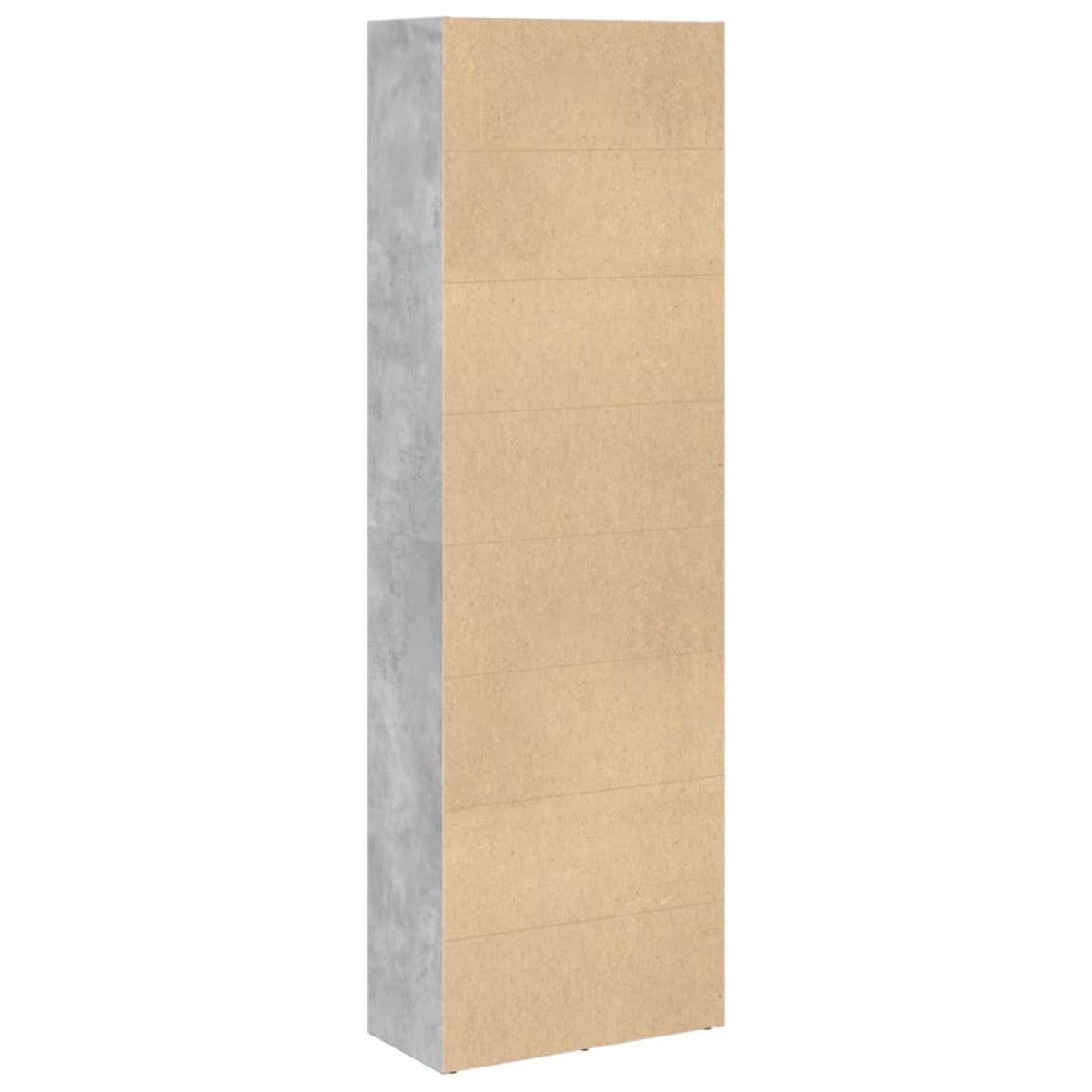 vidaXL Βιβλιοθήκη Γκρι Σκυροδέματος 60x30x189 εκ. Επεξεργ. Ξύλο