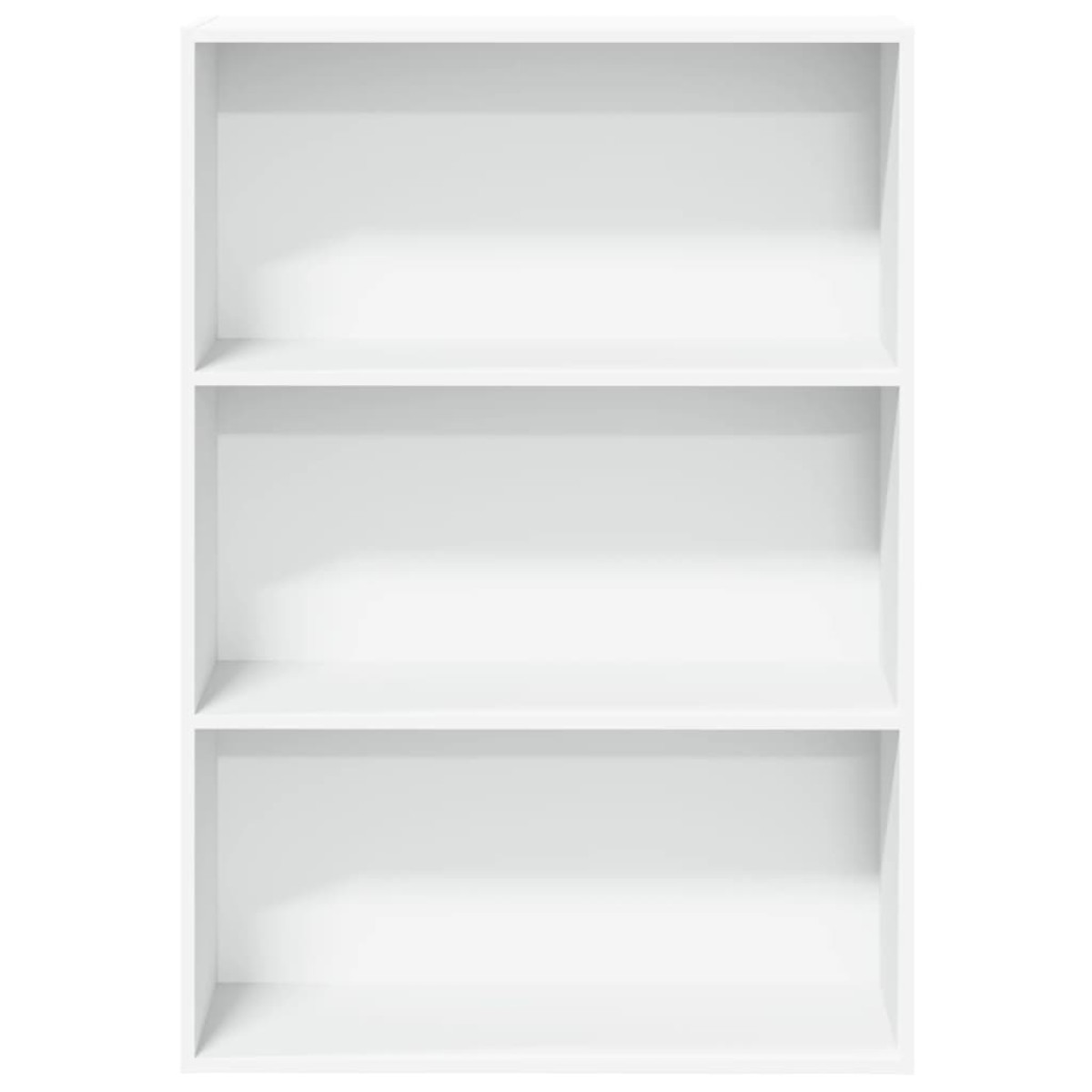 vidaXL Βιβλιοθήκη Λευκή 80x30x114 εκ. από Επεξεργασμένο Ξύλο